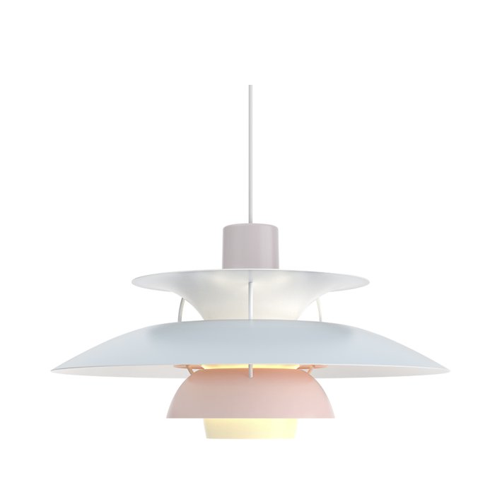 Louis Poulsen - PH 5 | Pastel �stersgr� bl� rosa
