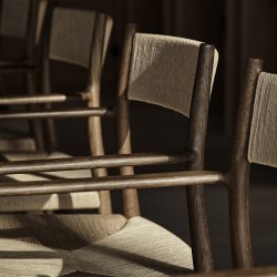 Brdr. Krger - Arv Spisebordsstol | Med armln | Flettet ryg &amp; sde