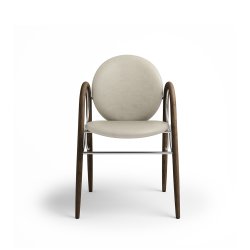 Brdr. Krger - Arkade Spisebordsstol | Fuldpolstret | Eg rget