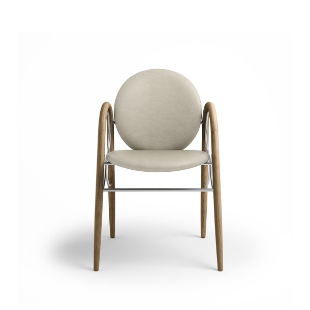 Brdr. Krger - Arkade Spisebordsstol | Fuldpolstret | Eg klar voks olieret