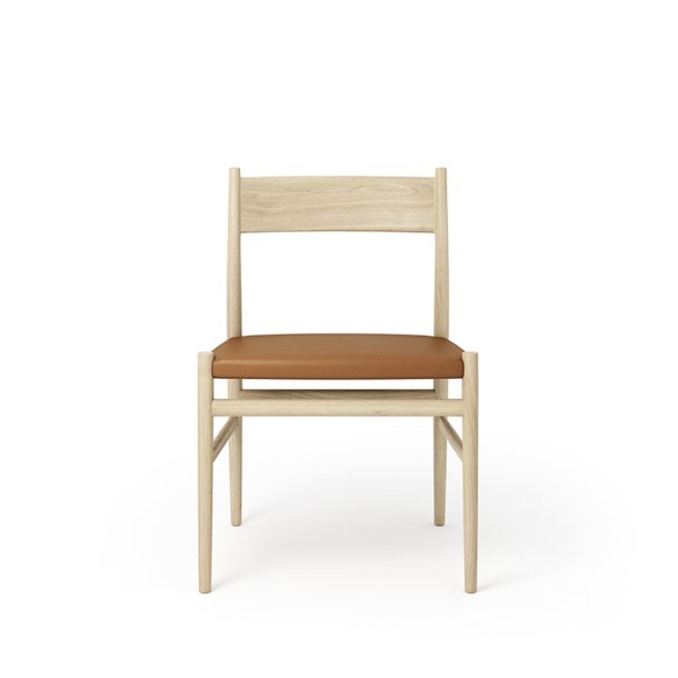 Brdr. Krger - Arv Spisebordsstol | Uden armln | Lder sde | Massiv ryg