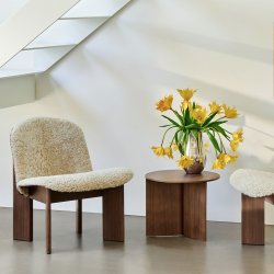 HAY - Chisel Lounge Chair | Valnd | Polstring i Sheepskin-Mohawi 21