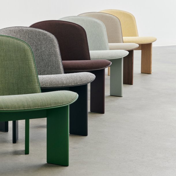HAY - Chisel Lounge Chair | Lush Green | Polstring Canvas-926