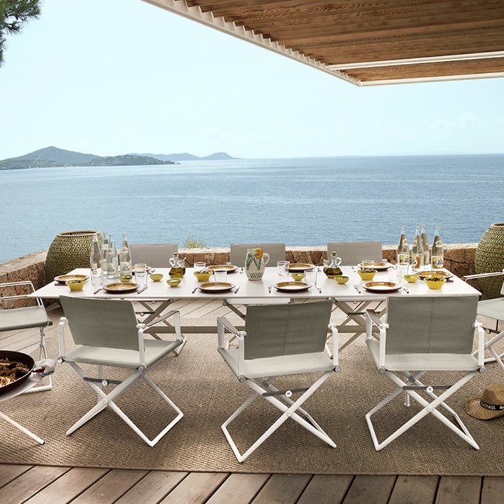 Dedon - Seax Armchair I Black Pepper/Sail Taupe w. Plywood Finish