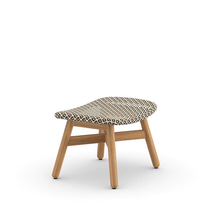 Dedon - MBRACE Footstool I Teak/Pepper