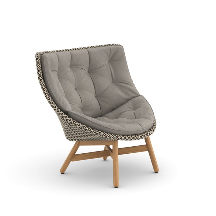 Dedon - MBRACE Wing Chair I Teak/Pepper