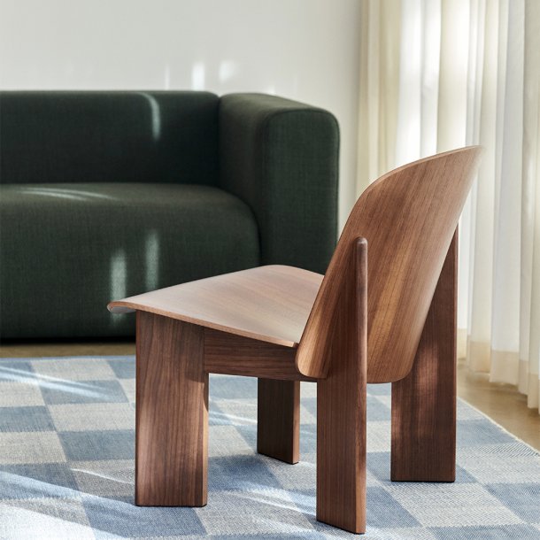 HAY - Chisel Lounge Chair | Water-Based Lacquered Walnut