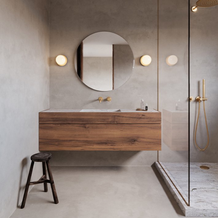 Nuura - Liila 1 | Opal | Medium | Nordic gold