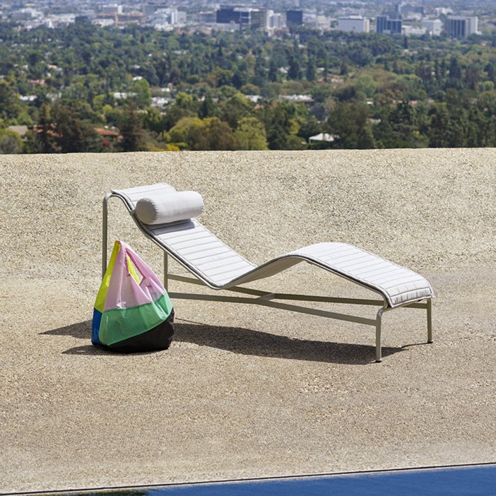 Hay - Palissade Chaise Longue | Quilted Cushion