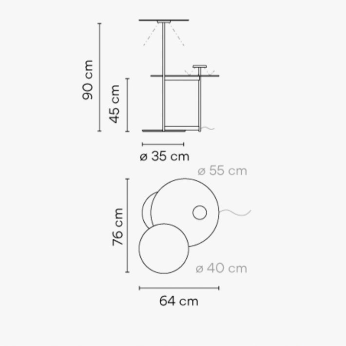 Vibia - Flat 5945 | Gulvlampe