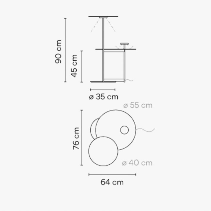 Vibia - Flat 5957 | Gulvlampe