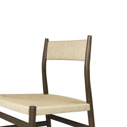 Brdr. Krger - Arv Spisebordsstol | Uden armln | Flettet ryg &amp; sde