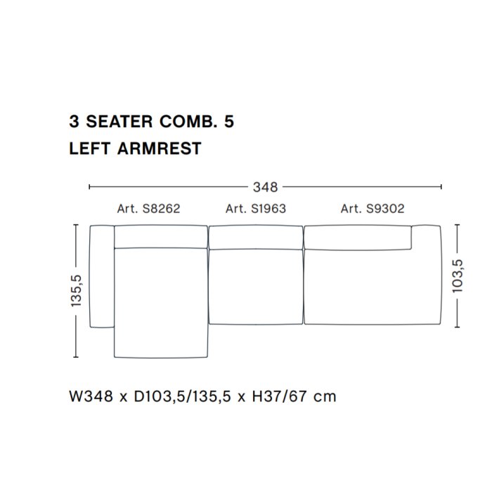 HAY - Mags Soft Sofa | Frdige kombinationer | 3 Seater
