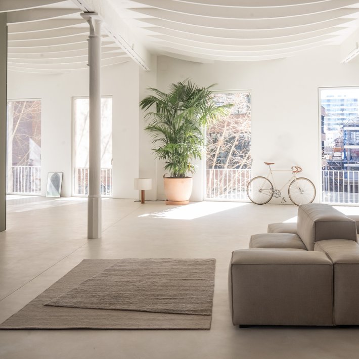 nanimarquina - Oblique Obsidian Rug | Pattern B