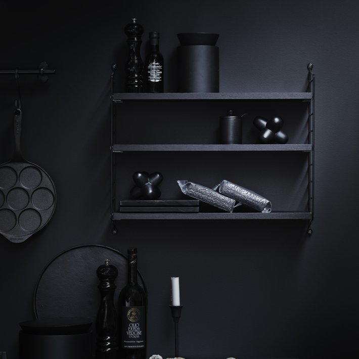 String - Pocket | Black Stained Ash/Black