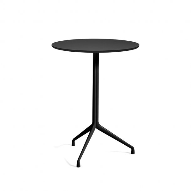 HAY - About a Table | AAT 20 | Black linoleum | Black powder coated aluminium | 80 cm