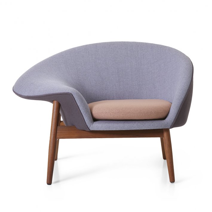 WARM NORDIC - Fried Egg | Textile I Teak Frame