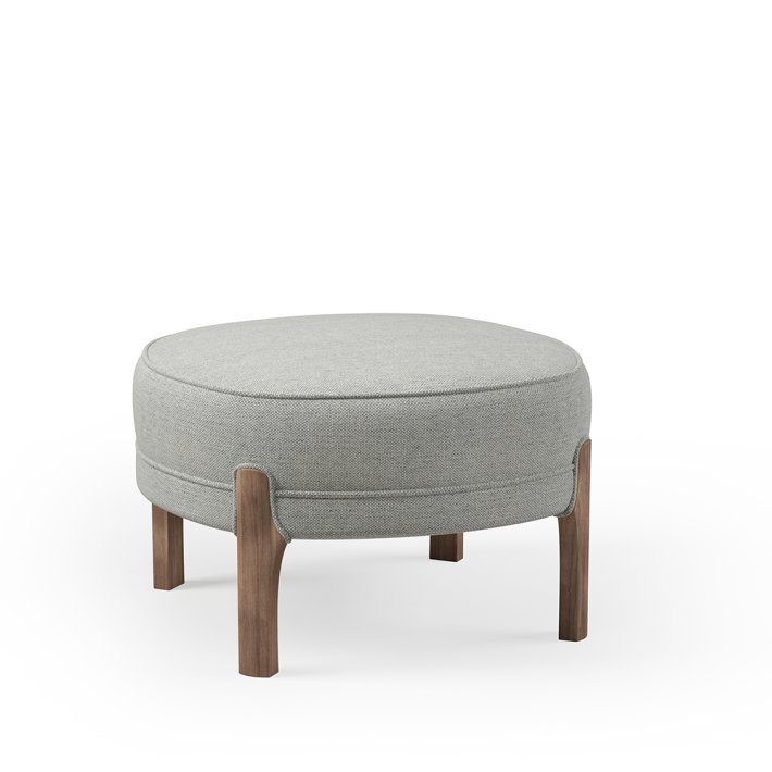 Warm Nordic - Cocktail Lounge Pouf | Smoked Oak