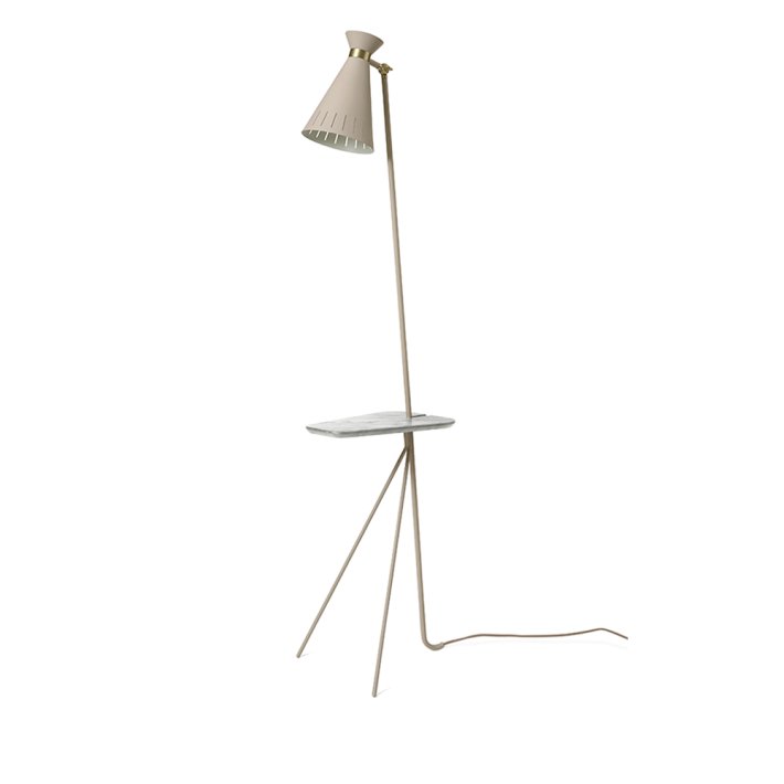 WARM NORDIC - Cone Floor lamp with table