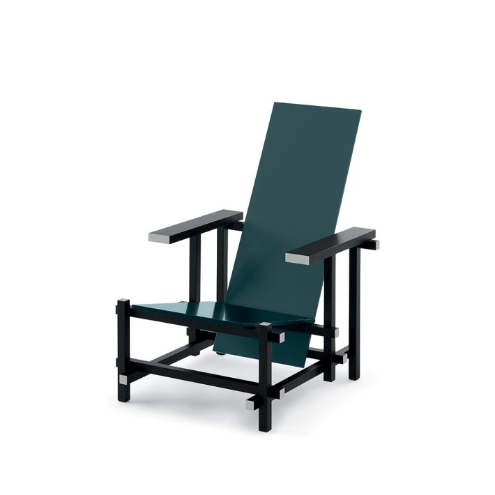 Cassina - Black Red and Blue Armchair