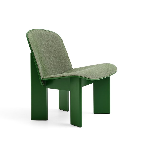 HAY - Chisel Lounge Chair | Lush Green | Polstring Canvas-926
