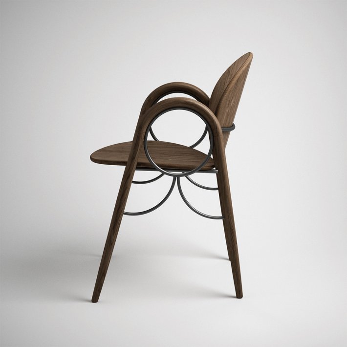 Brdr. Krger - Arkade Spisebordsstol | Finr