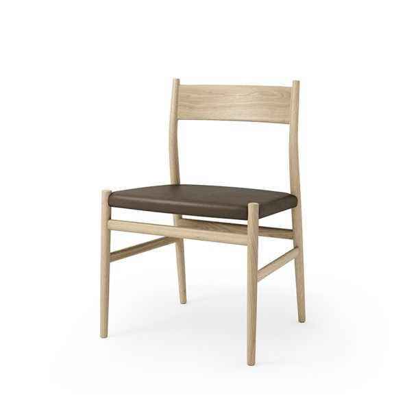 Brdr. Krger - Arv Spisebordsstol | Uden armln | Lder sde | Massiv ryg