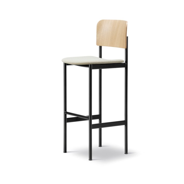 Fredericia Furniture - Plan Barstool | H 109 cm | Sde polstret