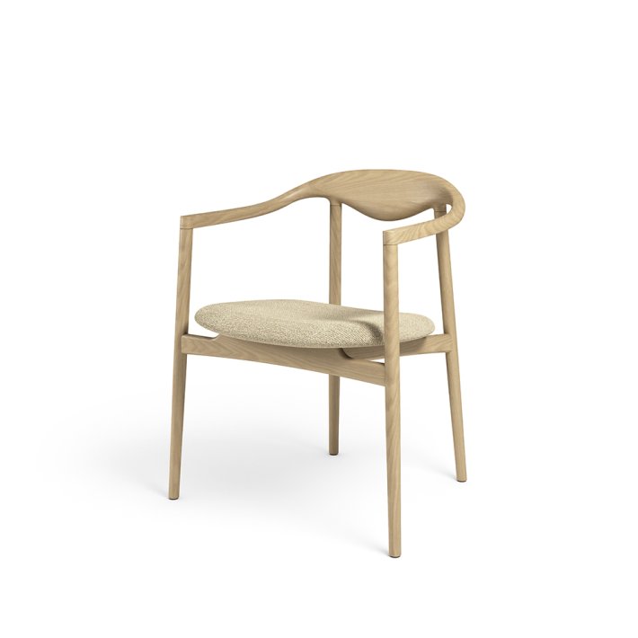 Brdr. Krger - Jari Spisebordsstol I Fuldpolstret I Eg klar voks olieret