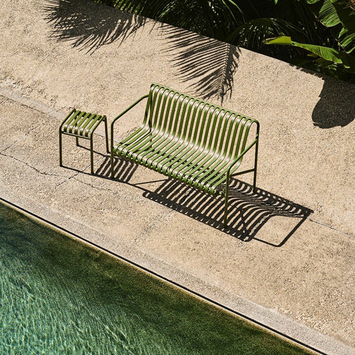 HAY - Palissade Dining Bench | Bnk med Armln