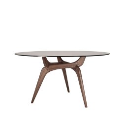 Brdr. Krger - TRIIIO | Spisebord |Bronze glas | Valnd Olieret | 135