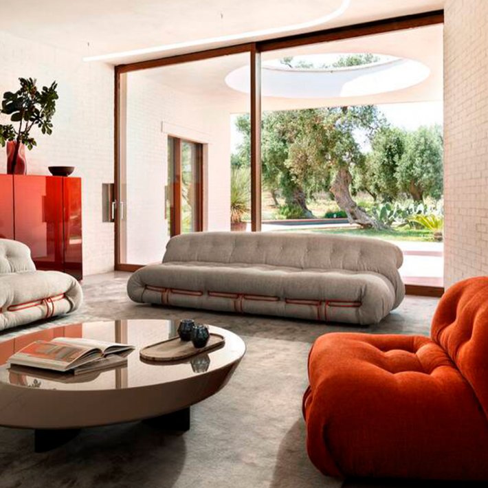 Cassina - Soriana Sofa | 3 Seater