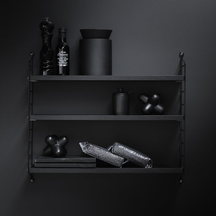 String - Pocket | Black Stained Ash/Black