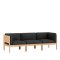 Moebe - Modular Sofa | 3 Seater Sofa with sides | Field