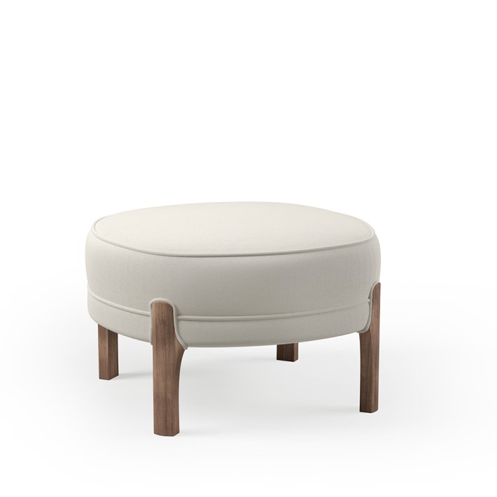 Warm Nordic - Cocktail Lounge Pouf | Smoked Oak