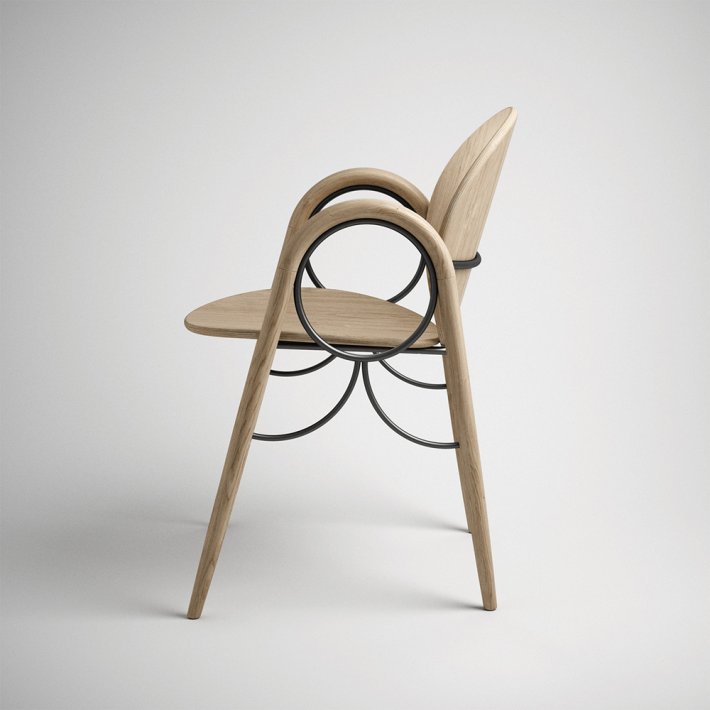 Brdr. Krger - Arkade Spisebordsstol | Finr