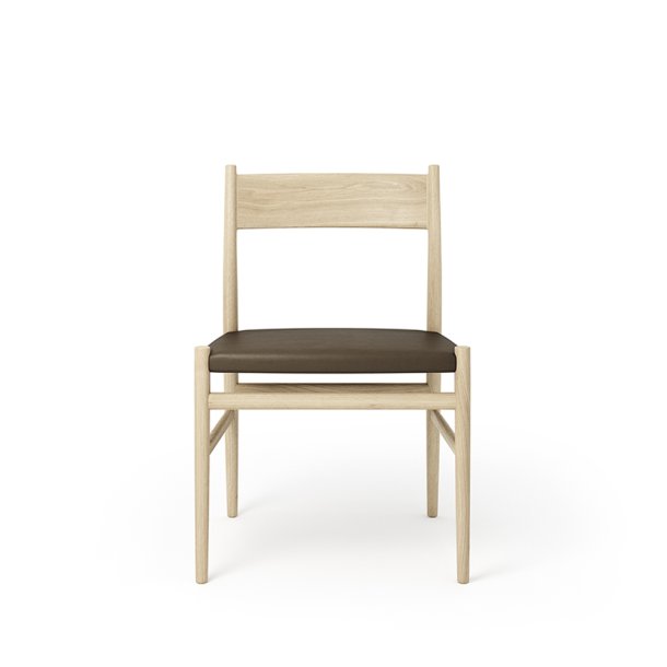 Brdr. Krger - Arv Spisebordsstol | Uden armln | Lder sde | Massiv ryg