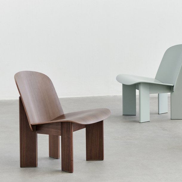 HAY - Chisel Lounge Chair | Water-Based Lacquered Walnut