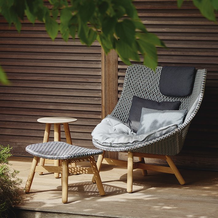 Dedon - MBRACE Wing Chair I Teak/Pepper