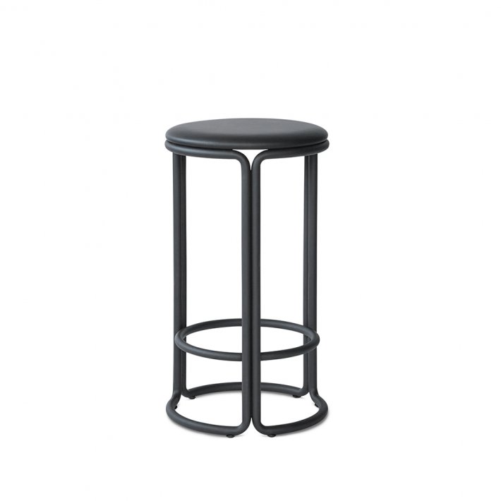 PLEASE WAIT to be SEATED - Hardie | Counter Stool Sde: lderpolstret Stel: Metal