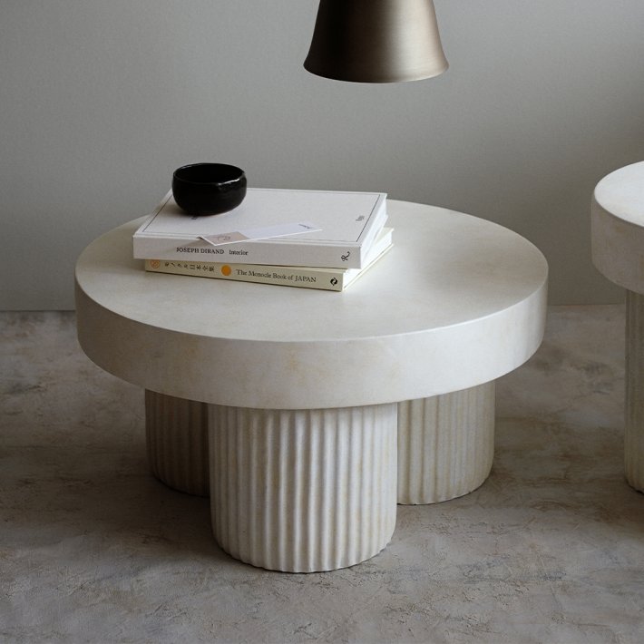 NORR11 - Gear Side Table | Chalk | Low