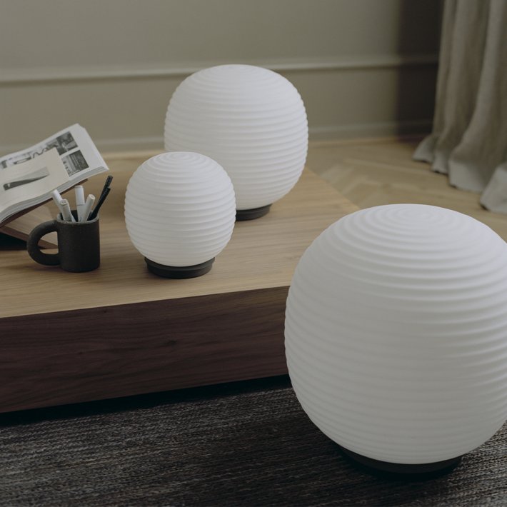 New Works - Lantern Globe Floor Lamp |Large