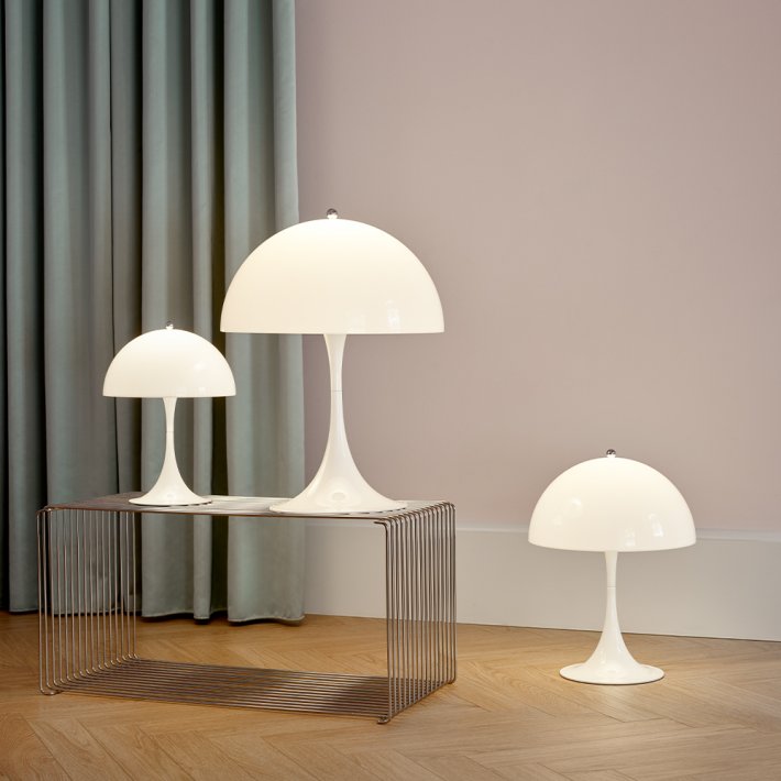 Louis Poulsen - Panthella 320 Table Lamp | Hvid opalt akryl