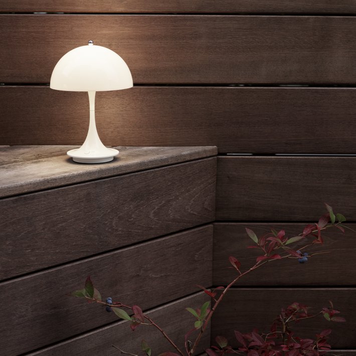 Louis Poulsen - Panthella 160 Portable | Hvid opalt akryl