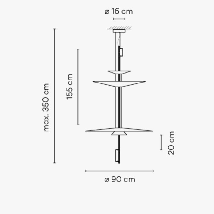  Vibia - Flamingo 1560 | Pendel