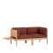 Moebe - Modular Sofa | 2 Seater Sofa with sides + 1 side table | Re-Wool