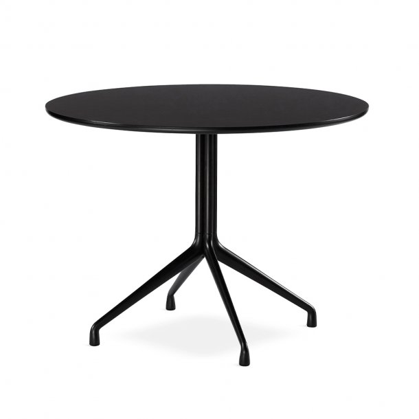HAY - About a Table | AAT 20 | Black linoleum | Black powder coated aluminium | 110 cm