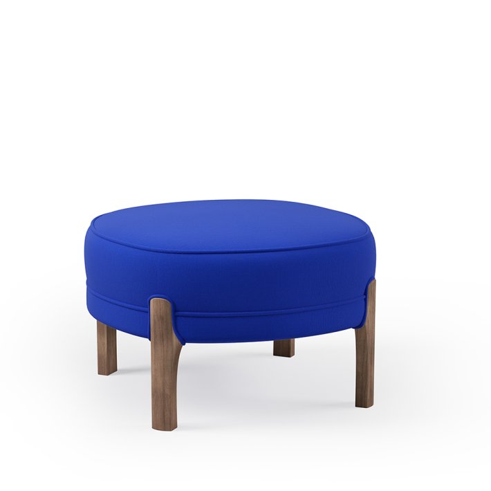 Warm Nordic - Cocktail Lounge Pouf | Smoked Oak