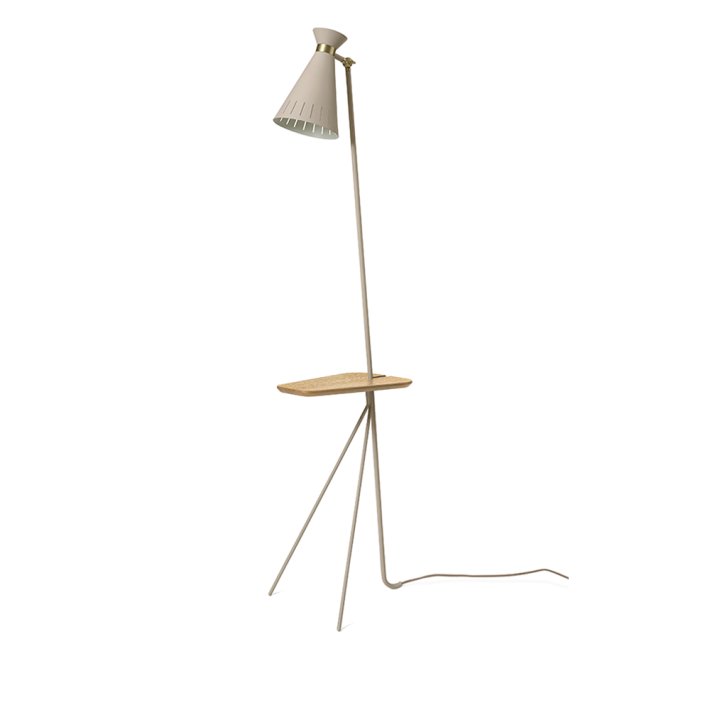 WARM NORDIC - Cone Floor lamp with table