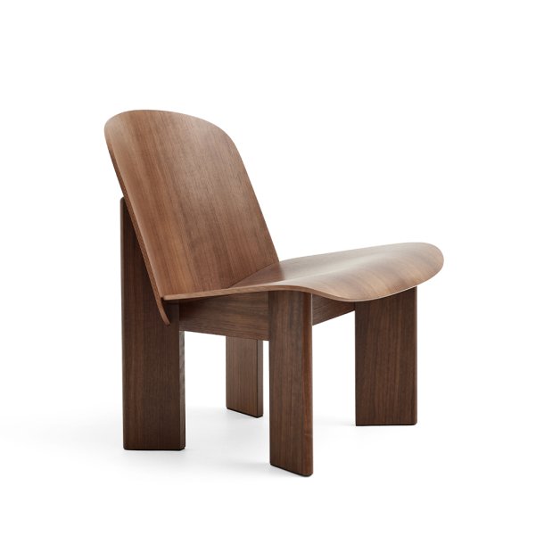 HAY - Chisel Lounge Chair | Water-Based Lacquered Walnut